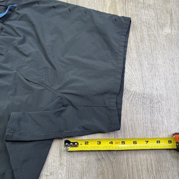 Ten Thousand Lined Athletic Shorts Men's Size S Small 5" Inseam Blue Drawstring - Picture 7 of 10